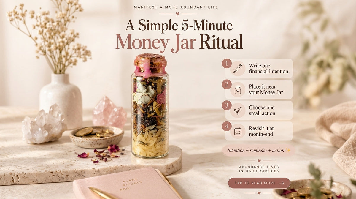 Money Jar for Abundance: Ingredients, Meaning & How to Use It