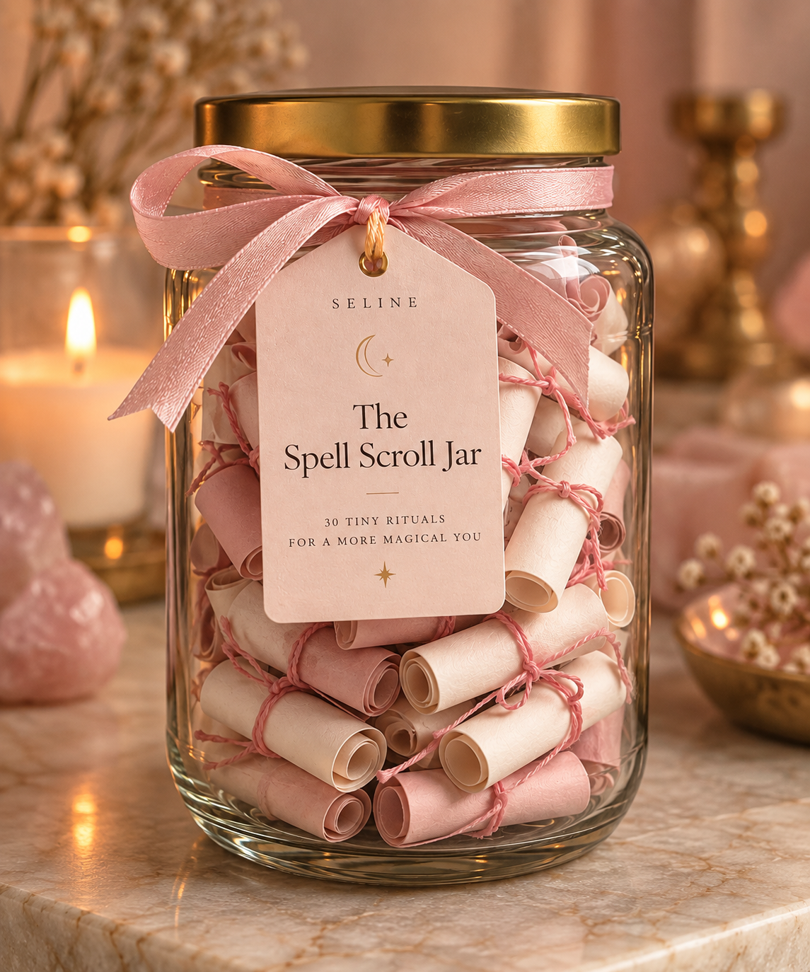 Abundance Spell Scroll Jar