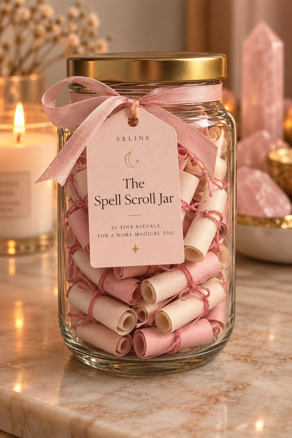 Abundance Spell Scroll Jar