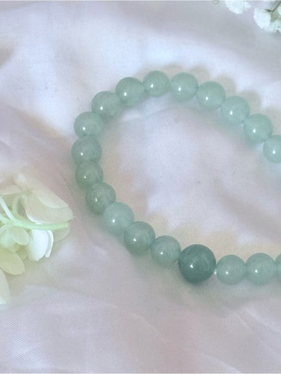 Green Aventurine Crystal Bracelet | Luck Abundance Gemstone Jewelry