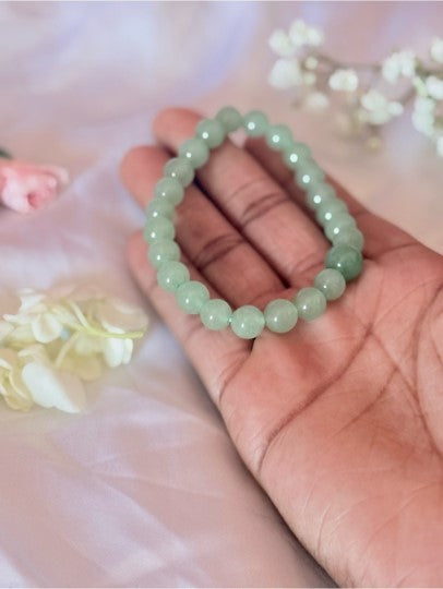 Green Aventurine Crystal Bracelet | Luck Abundance Gemstone Jewelry