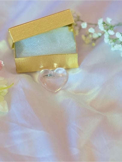 Small Rose Quartz Crystal Heart | Self Love Pocket Stone Spiritual Gift