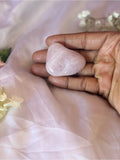 Rose Quartz Palm Stone | Self Love Pink Crystal Pocket Stone Gift
