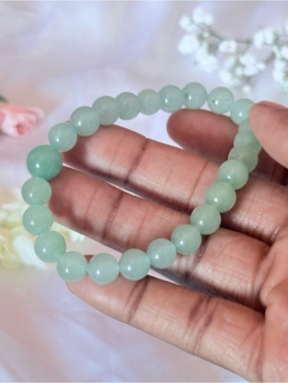 Green Aventurine Crystal Bracelet | Luck Abundance Gemstone Jewelry