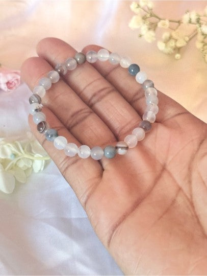 Labradorite & Rose Quartz Crystal Bracelet | Love Intuition Gemstone