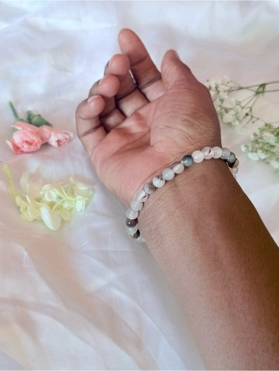 Labradorite & Rose Quartz Crystal Bracelet | Love Intuition Gemstone
