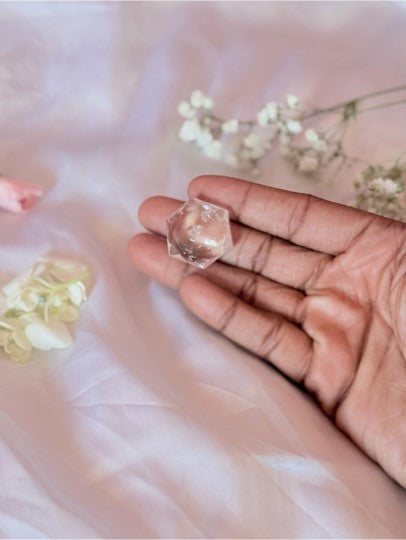 Clear Quartz Crystal Star | Natural Pocket Stone Manifestation Crystal