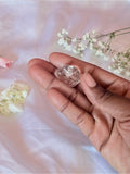 Clear Quartz Crystal Star | Natural Pocket Stone Manifestation Crystal
