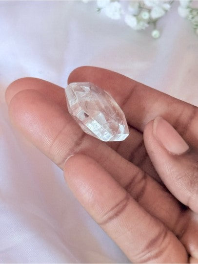 Clear Quartz Crystal Star | Natural Pocket Stone Manifestation Crystal